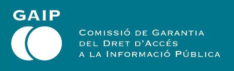 Imagen logo de la comisión de garantía del derecho de acceso a la información pública de Cataluña.